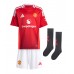 Manchester United Antony #21 Dětské Oblečení Domácí Dres 2024-25 Krátkým Rukávem (+ trenýrky)